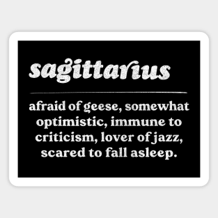 Sagittarius Zodiac Symbol //// Humorous Gift Design Magnet